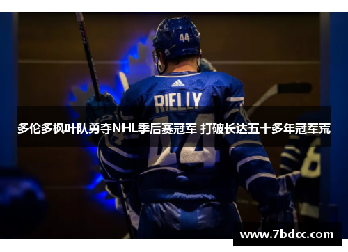 多伦多枫叶队勇夺NHL季后赛冠军 打破长达五十多年冠军荒